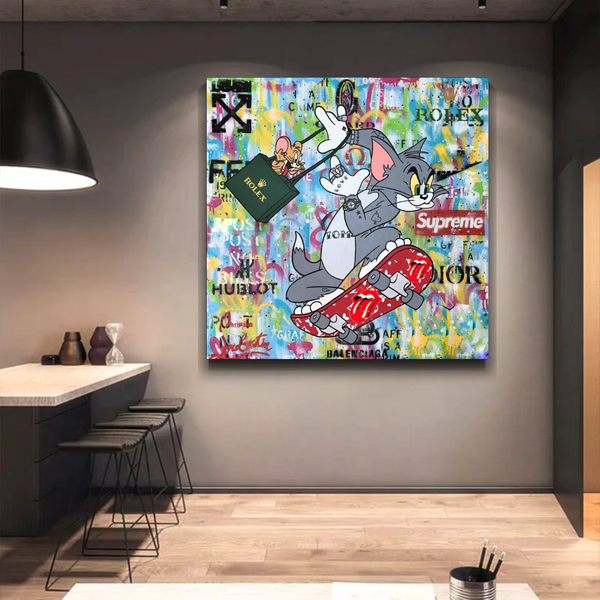 Tom and Jerry Canvas Art - Shop Now at Its Shopping Time-Wall Posters