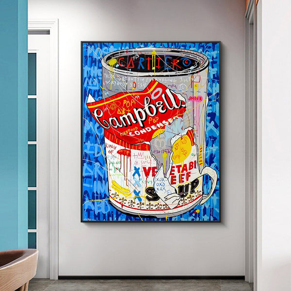 Tomato Soup Canvas Wall Art-Wall Posters