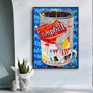 Tomato Soup Canvas Wall Art-Wall Posters