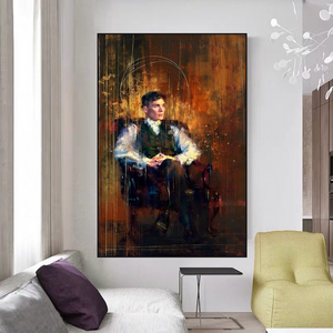 Tommy Shelby Peaky Blinders Drama Canvas Wall Art-Wall Posters