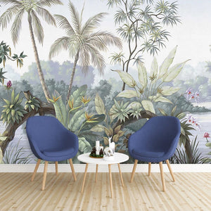 Trees Jungle Wallpaper - Exquisite Nature-Inspired Décor-Trees Wallpaper
