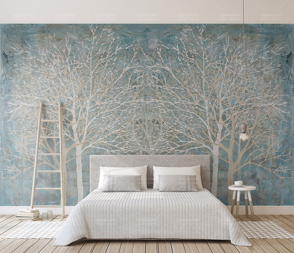 Trees Winter Wallpaper Murals-Trees Wallpaper