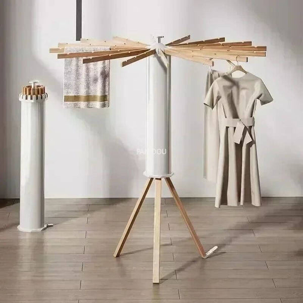 Tripod Clothes Drying Rack-Drying Racks & Hangers
