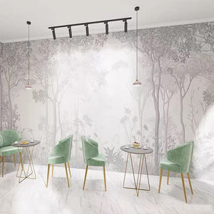 Tropical Chic Wallpaper Mural-Trees Wallpaper