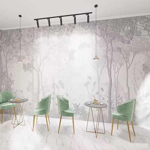 Tropical Chic Wallpaper Mural-Trees Wallpaper