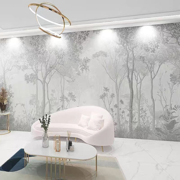 Tropical Chic Wallpaper Mural-Trees Wallpaper