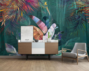 Tropical Jungle Wallpaper Mural – Transform your Space-Flower & Leaf Wallpaper