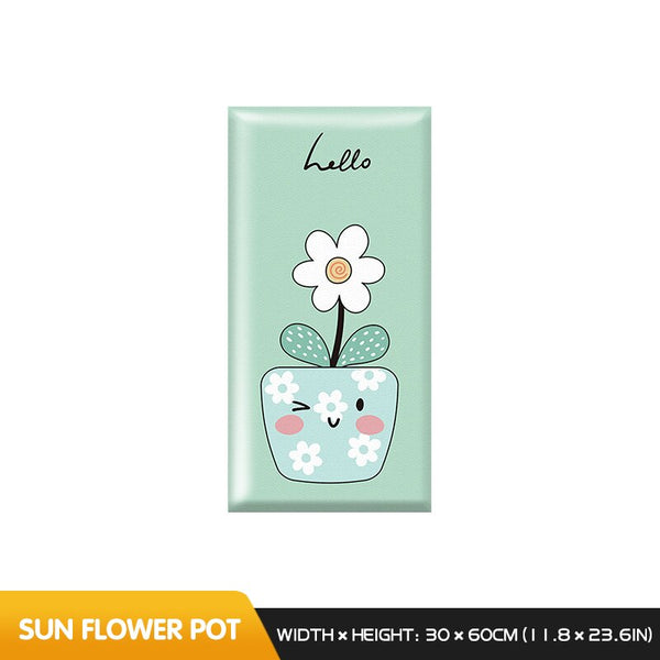 Tropical Rainforest Theme: Kids Wall Cushion Decals-Anti Collision Padded Wall Stickers