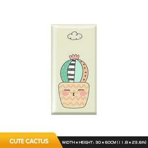 Tropical Rainforest Theme: Kids Wall Cushion Decals-Anti Collision Padded Wall Stickers