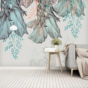 Tropical Wallpaper: Exquisite Designs for an Exotic Ambience-Flower & Leaf Wallpaper