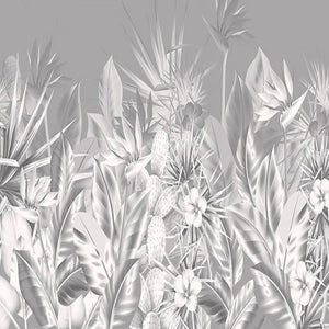 Tropical Wallpaper - Lush Paradise with Exquisite Designs-Flower & Leaf Wallpaper