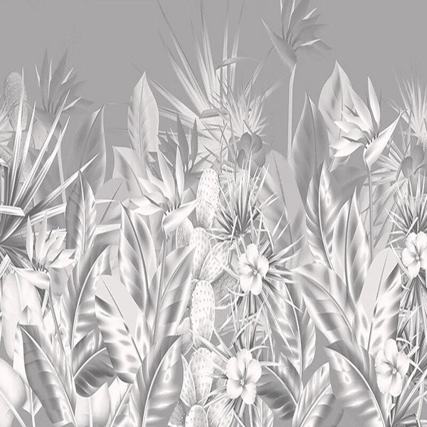 Tropical Wallpaper - Lush Paradise with Exquisite Designs-Flower & Leaf Wallpaper