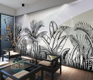 Tropical Wallpaper Murals: Scenic Beauty Captured-Trees Wallpaper