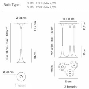 Trumpet Hanging Lights: Elevate Your Space-Pendant Lights