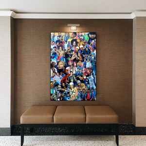 TuPac Biggie Smalls Poster: Hip Hop Legends Canvas Wall Art-Wall Posters