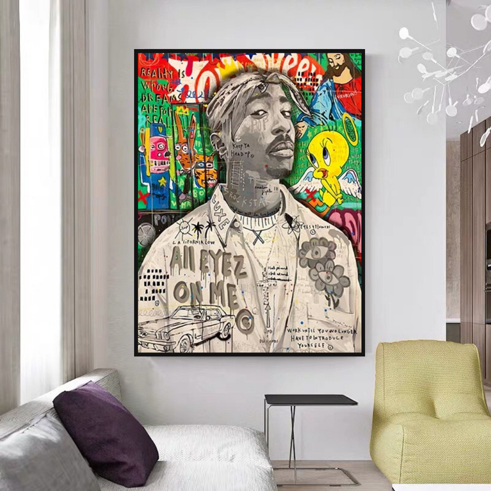 Tupac Poster: Authentic Wall Art for True Fans-Wall Posters
