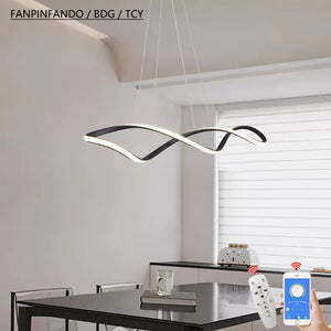 Twirl Chandelier - Unmatched Elegance for Kitchen Island-Chandeliers