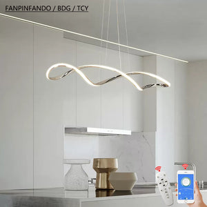 Twirl Chandelier - Unmatched Elegance for Kitchen Island-Chandeliers