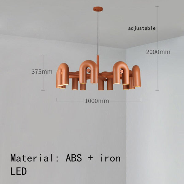 U Shape Chandelier: Illuminate Your Space-Ceiling Chandelier