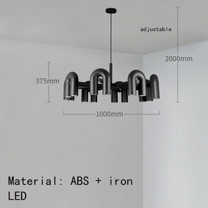 U Shape Chandelier: Illuminate Your Space-Ceiling Chandelier