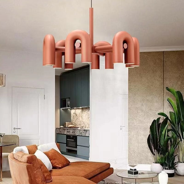 U Shape Chandelier: Illuminate Your Space-Ceiling Chandelier