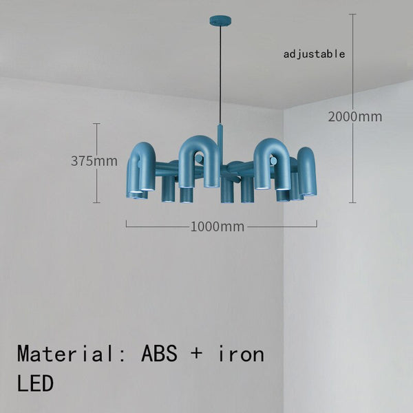 U Shape Chandelier: Illuminate Your Space-Ceiling Chandelier
