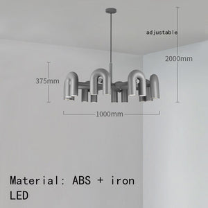 U Shape Chandelier: Illuminate Your Space-Ceiling Chandelier