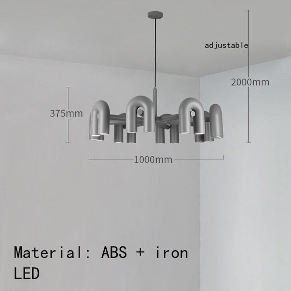 U Shape Chandelier: Illuminate Your Space-Ceiling Chandelier