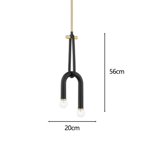 U Shape Tube Chandelier - Exclusive Lighting Fixture-Ceiling Chandelier