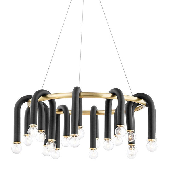U Shape Tube Chandelier - Exclusive Lighting Fixture-Ceiling Chandelier