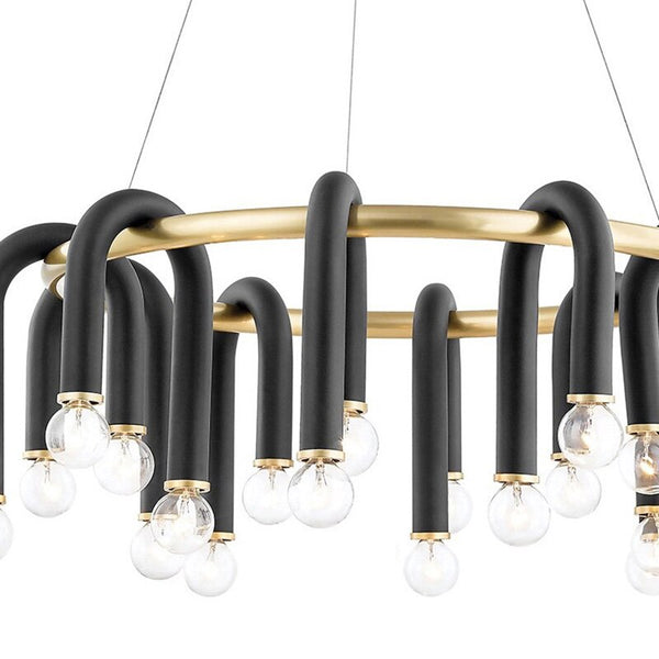 U Shape Tube Chandelier - Exclusive Lighting Fixture-Ceiling Chandelier