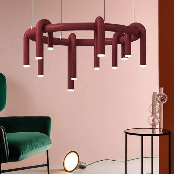 U-shaped Chandelier: Elegant Lighting for Stylish Interiors-Ceiling Chandelier