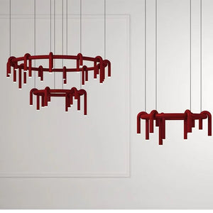U-shaped Chandelier: Elegant Lighting for Stylish Interiors-Ceiling Chandelier