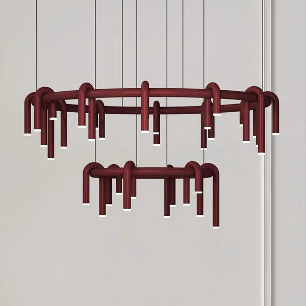 U-shaped Chandelier: Elegant Lighting for Stylish Interiors-Ceiling Chandelier