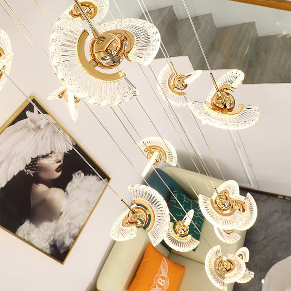 UFO Pendant Chandelier - Perfect Lighting Solution-Staircase Chandelier