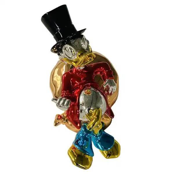 Uncle Scrooge McDuck Millionaire Statue Ornament-Supreme Sculptures