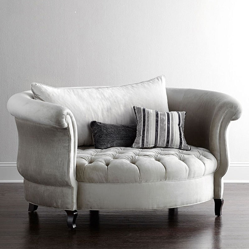 Velvet Sofa Chair: Ergonomic Style Combined-Arm Chairs, Recliners & Sleeper Chairs
