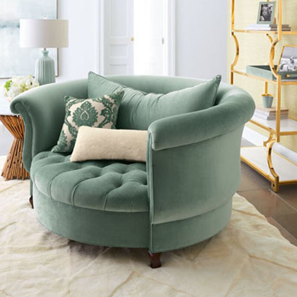 Velvet Sofa Chair: Ergonomic Style Combined-Arm Chairs, Recliners & Sleeper Chairs