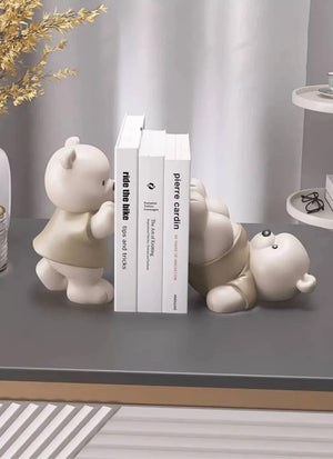 Vigorous Bear Statue Side Table Ornament-Ornaments Statues Figurines