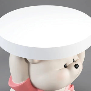 Vigorous Bear Statue Side Table Purse Shopping Ornament with Bluetooth Music-Ornaments Statues Figurines