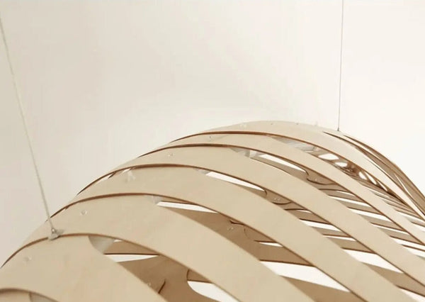 Wabi Sabi Wood Art Fish Bone Pendant Chandelier-Kitchen Island