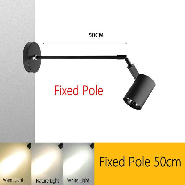 Wall Art LED Long Arm Extendable Telescopic Wall Light-Wall Lights