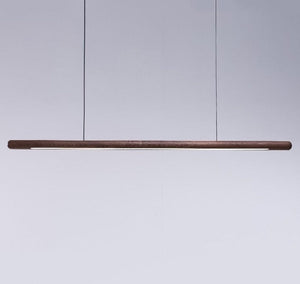 Walnut Hanging Light: Unique and Stylish Lighting Solution-Kitchen Island