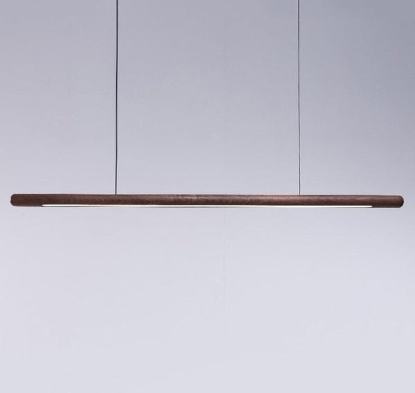 Walnut Hanging Light: Unique and Stylish Lighting Solution-Kitchen Island
