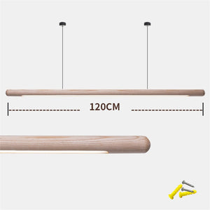 Walnut Hanging Light: Unique and Stylish Lighting Solution-Kitchen Island