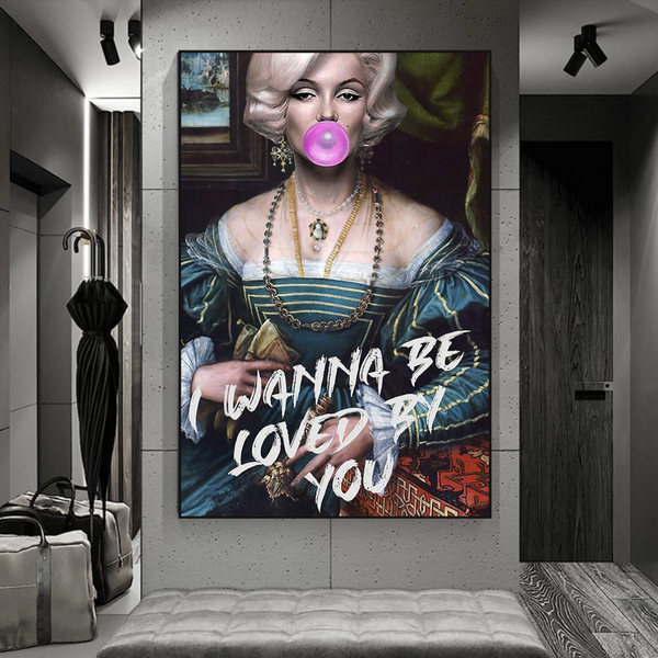 Wanna be Loved - Marilyn Poster: Express Your Admiration-Wall Posters