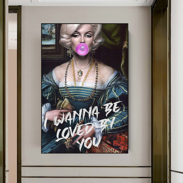 Wanna be Loved - Marilyn Poster: Express Your Admiration-Wall Posters