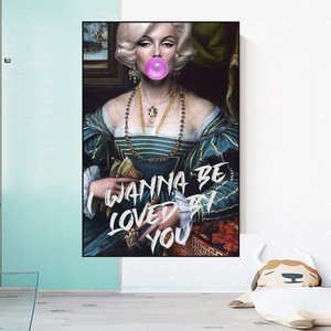 Wanna be Loved - Marilyn Poster: Express Your Admiration-Wall Posters