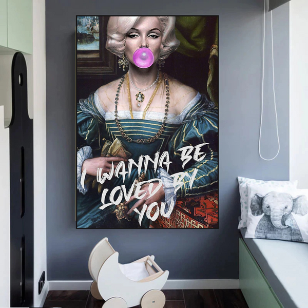 Wanna be Loved - Marilyn Poster: Express Your Admiration-Wall Posters
