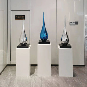 Water Drop Electroplated Ornament Home Decor-Supreme Sculptures